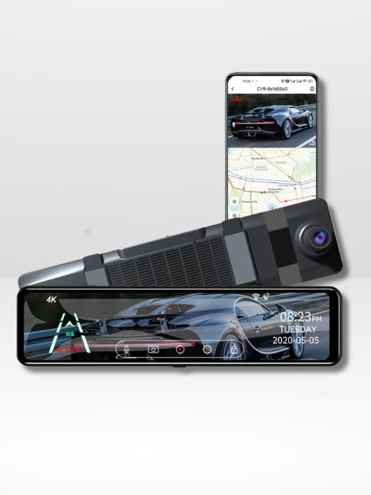 Rétroviseur Caméra embarqué 4k Avec Traceur GPS
